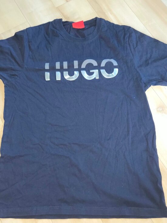 HUGO Other - HUGO Hugo Boss Reflective Logo T-Shirt Men’s Large Navy Blue